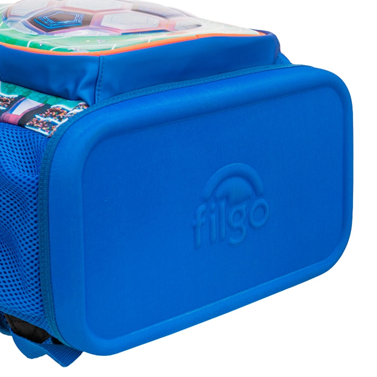 Mochila Escolar Filgo 2026 Air 18" Futbol Azul Art.MO26-AIR-003